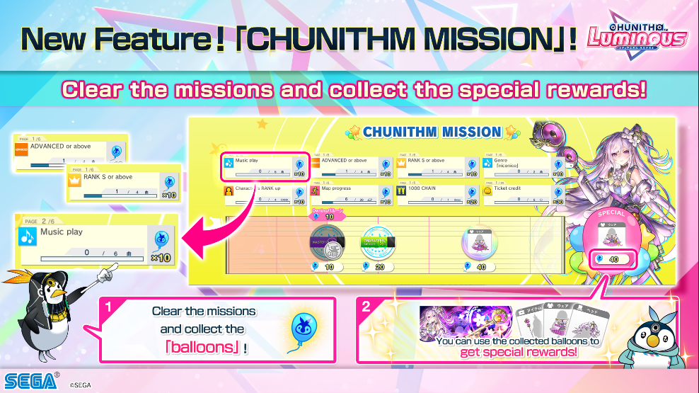 Mission screen